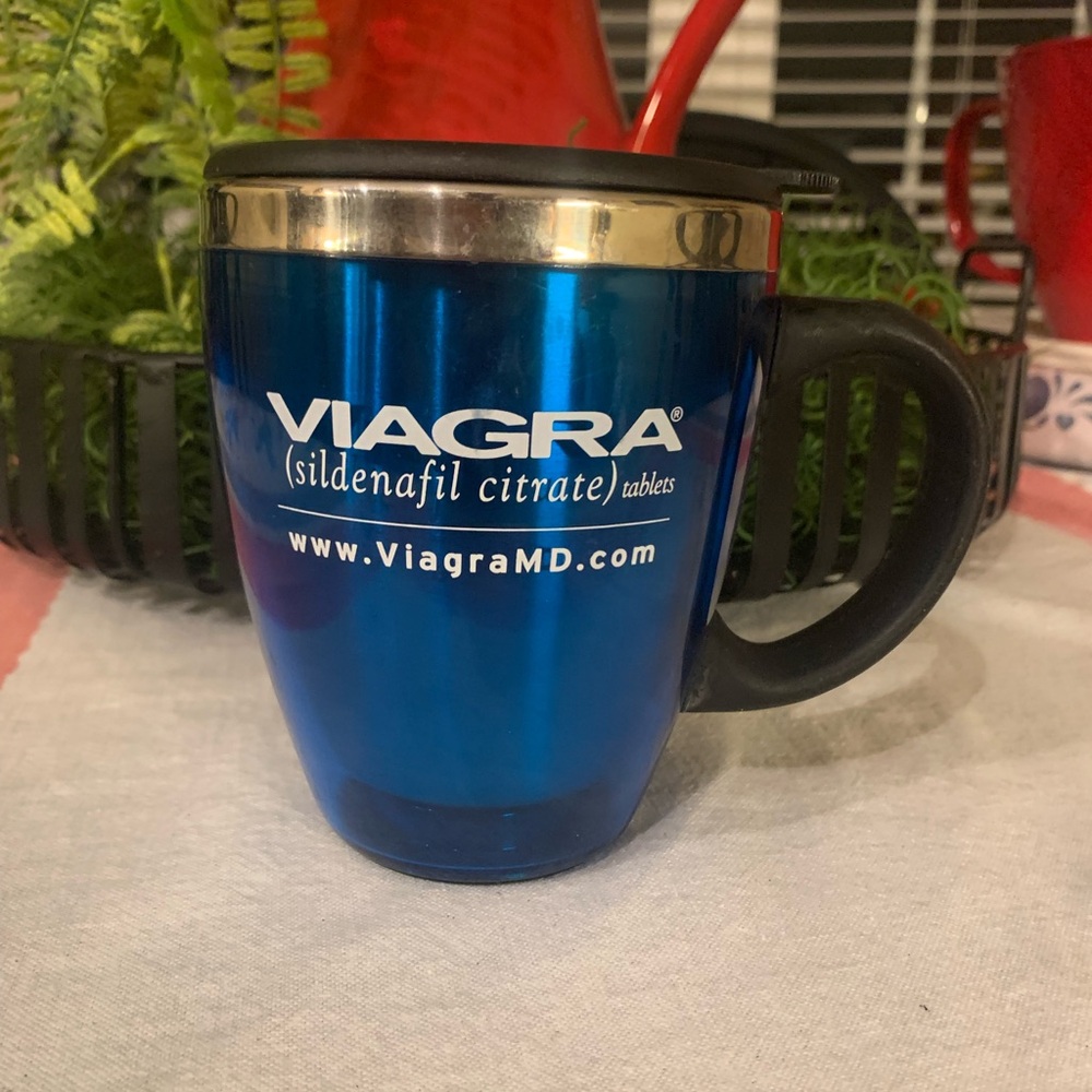 coffee cup with lid. Collectible. Going for $30 on eBay.  Never used.